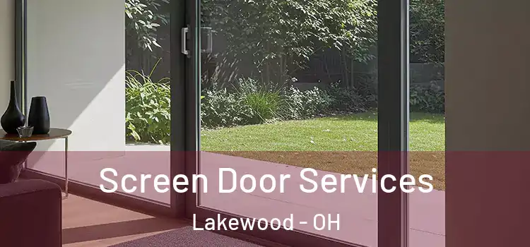 Screen Door Services Lakewood - OH